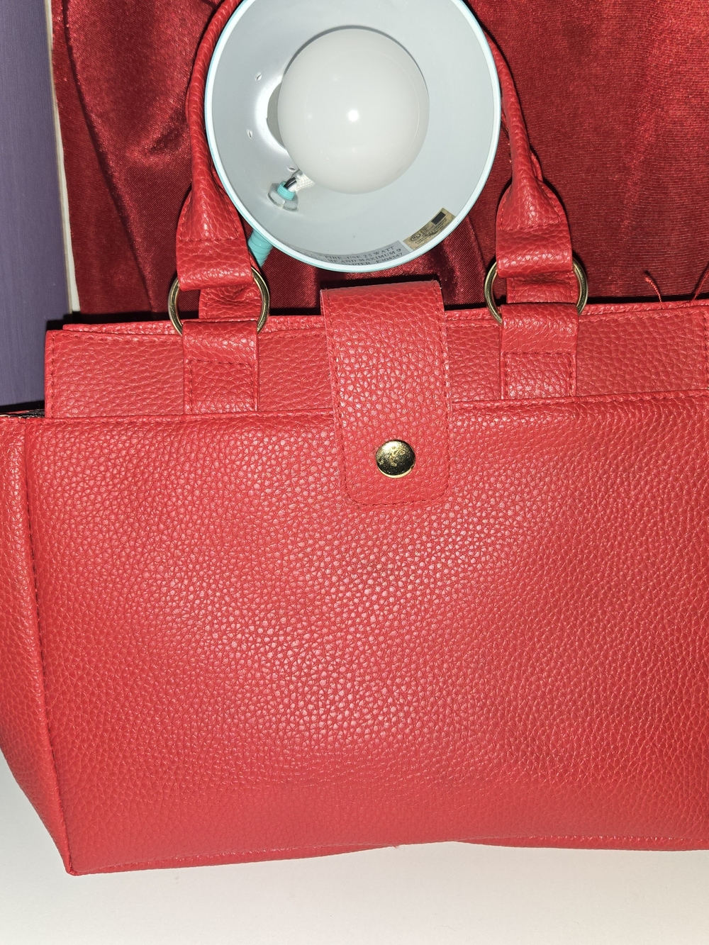 Small Red Leather Purse